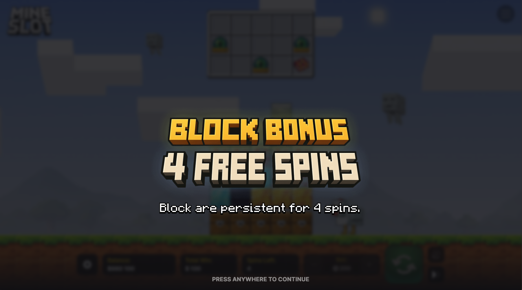 Mine Slot 2 - Покупка бонуса и фриспины